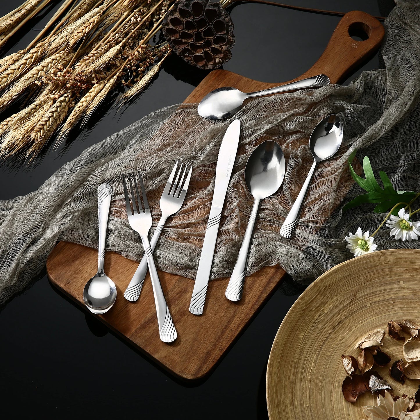 48Pcs Flatware Set
