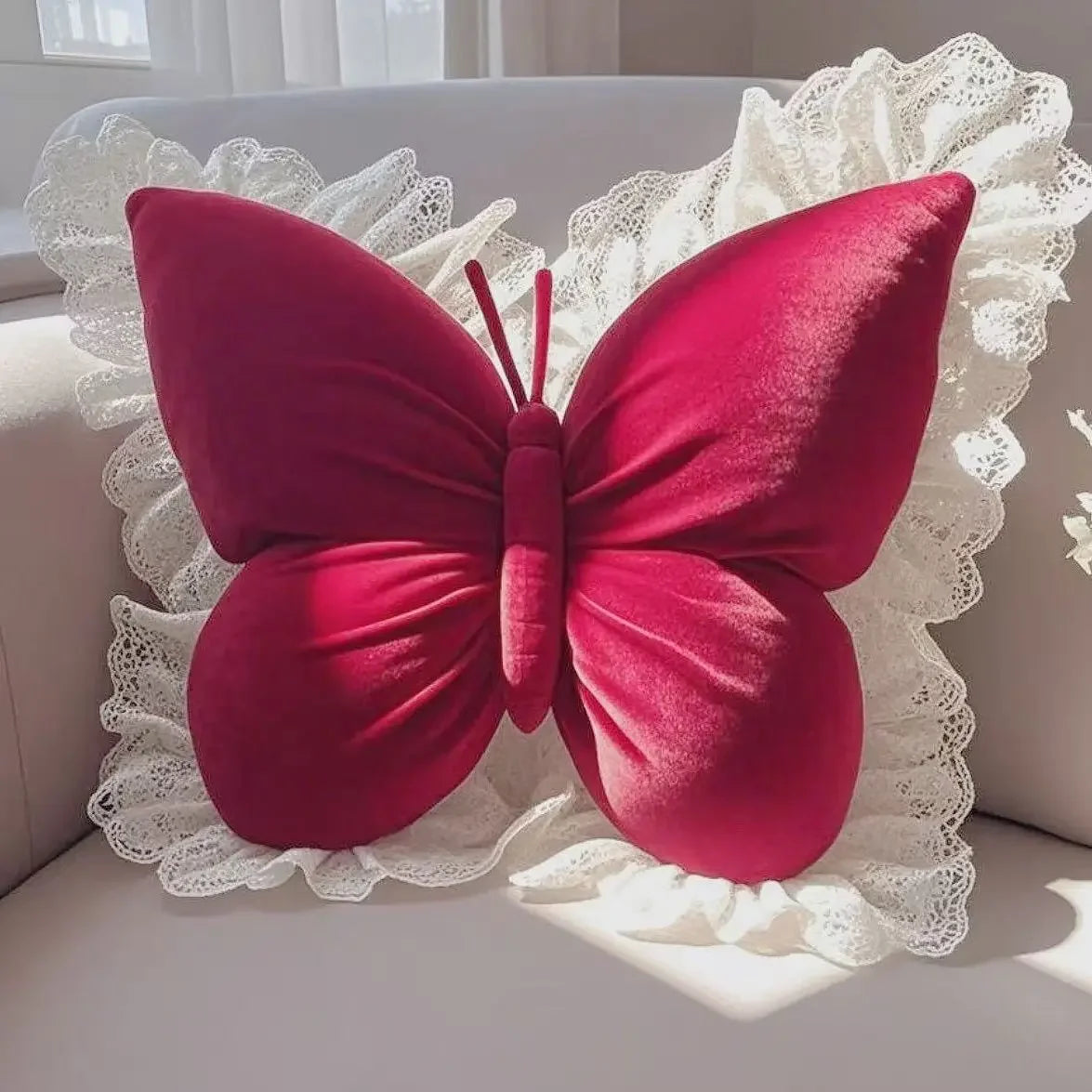 Cute Princess Butterfly Pillow