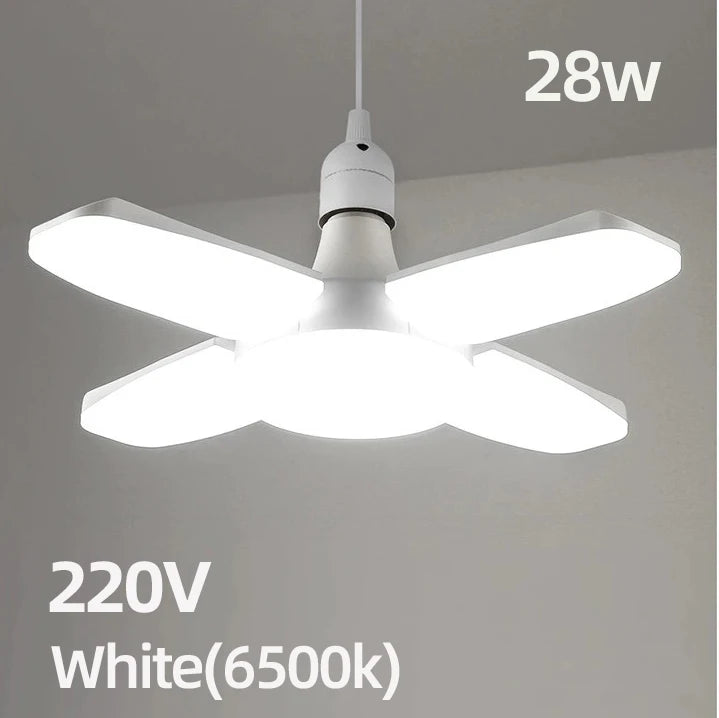 E27 Fan Shape Foldable 28W LED Bulb