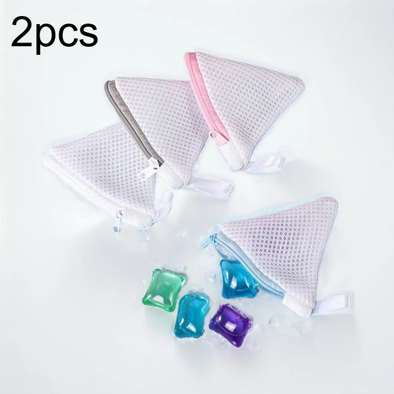 Laundry Sock & Small Item Storage Bags with Zipper Closure