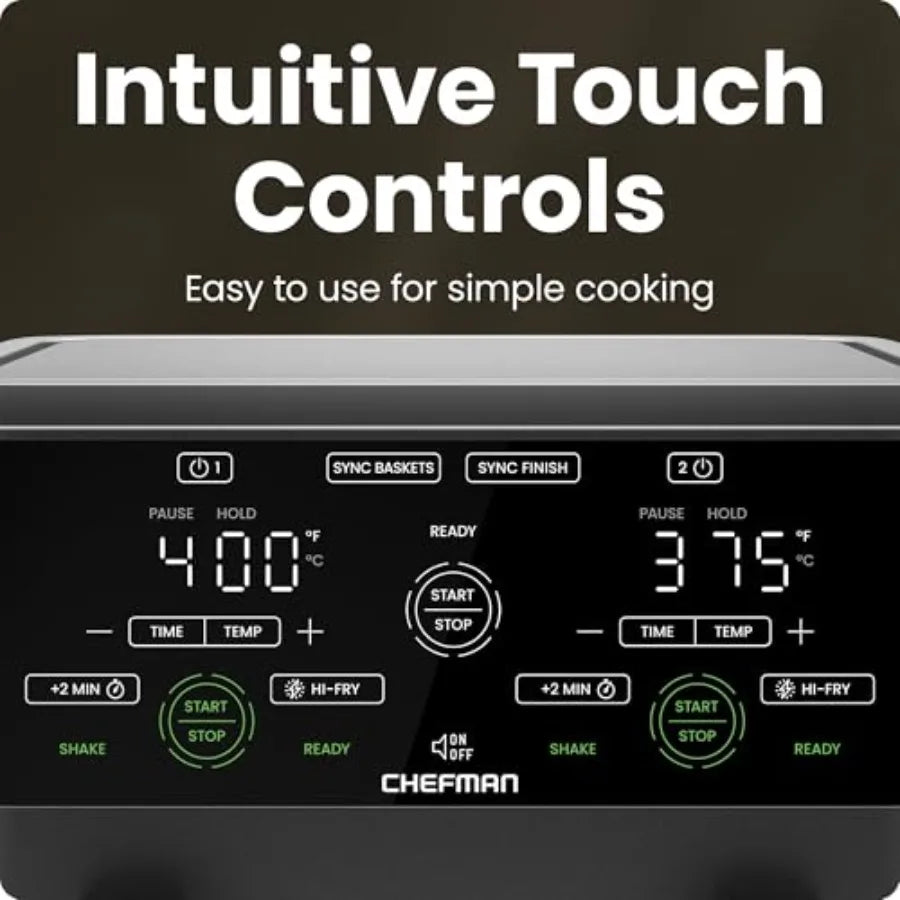 6 Quart Dual Basket Air Fryer