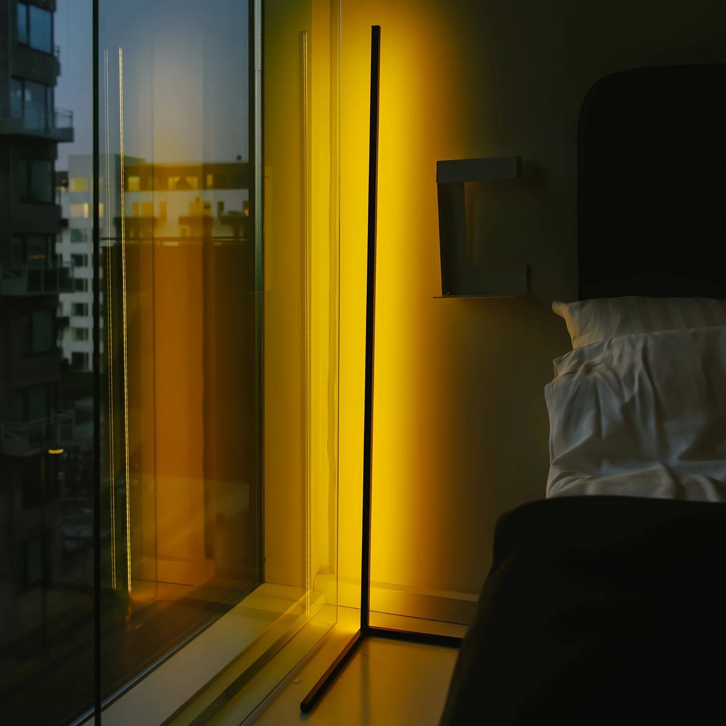 Corner Floor Lamp, 60-Inch LED