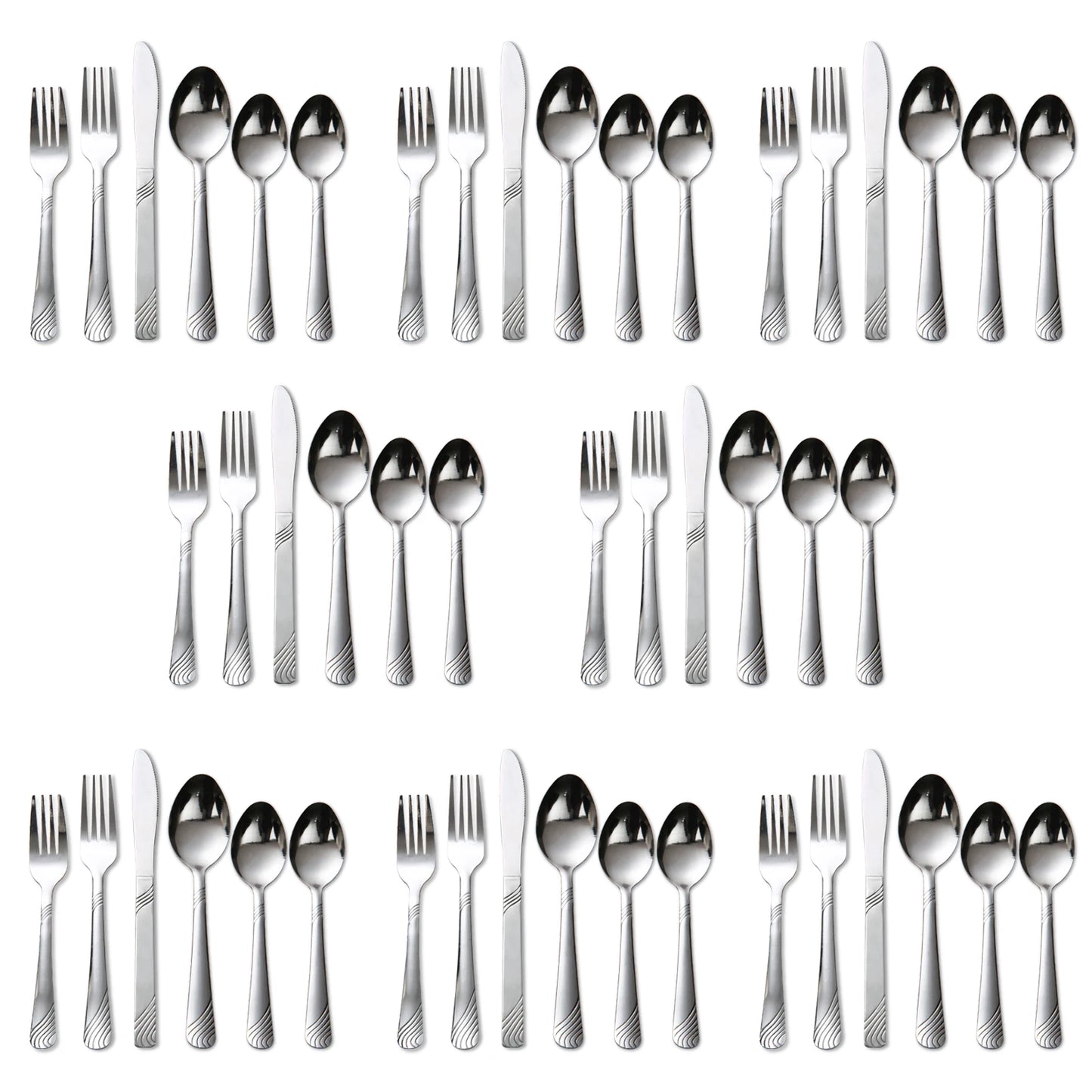 48Pcs Flatware Set