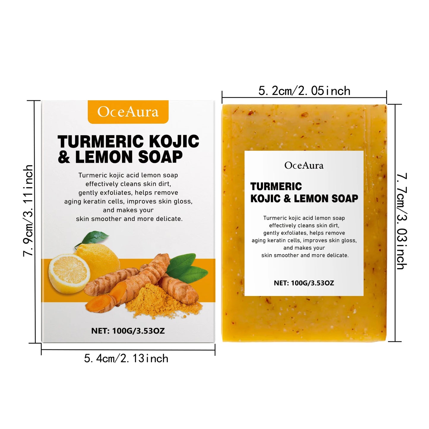 Turmeric Lemon Soap Bar