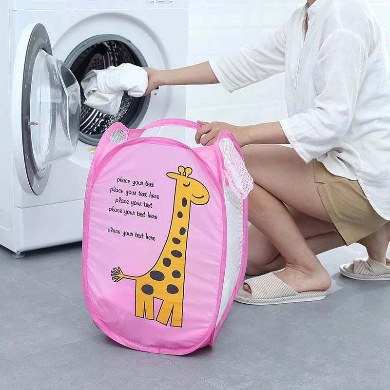 Folding Dirty Laundry Sorting Basket