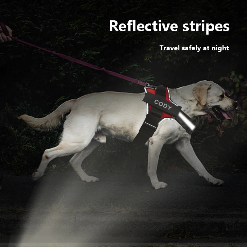 Dog Harness NO PULL, Reflective & Adjustable