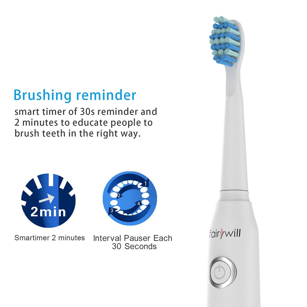 Electric Sonic Toothbrush, USB, Rechargeable