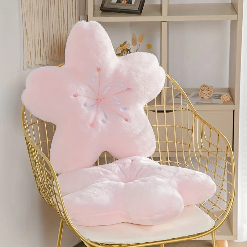 Super Soft Cherry Blossom Flower Pillow, Cute Gift for Valentine's Day