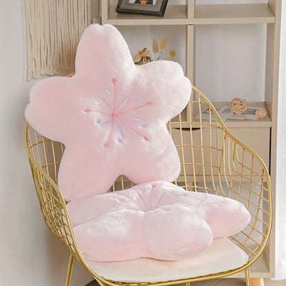 Super Soft Cherry Blossom Flower Pillow, Cute Gift for Valentine's Day