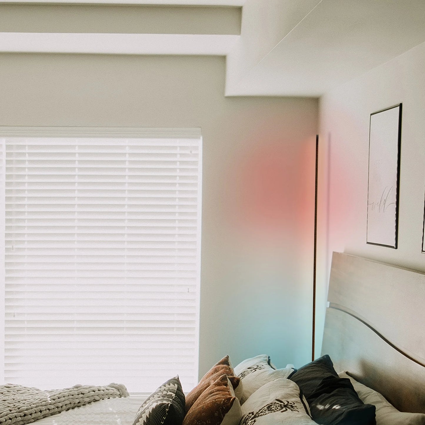 Corner Floor Lamp, 60-Inch LED