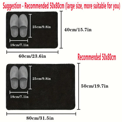 Bathroom Mat - Quick Drying, Non-Slip