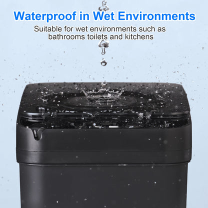 2 Pack Bathroom Automatic Trash Can