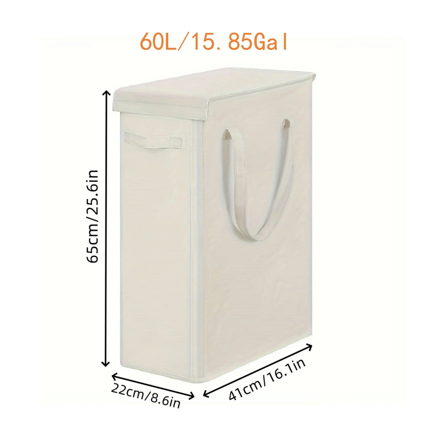 Laundry Basket with Wheels and Lid