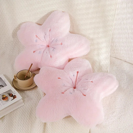 Super Soft Cherry Blossom Flower Pillow, Cute Gift for Valentine's Day