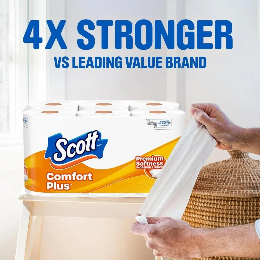 Scott Toilet Paper, 12 Double Rolls