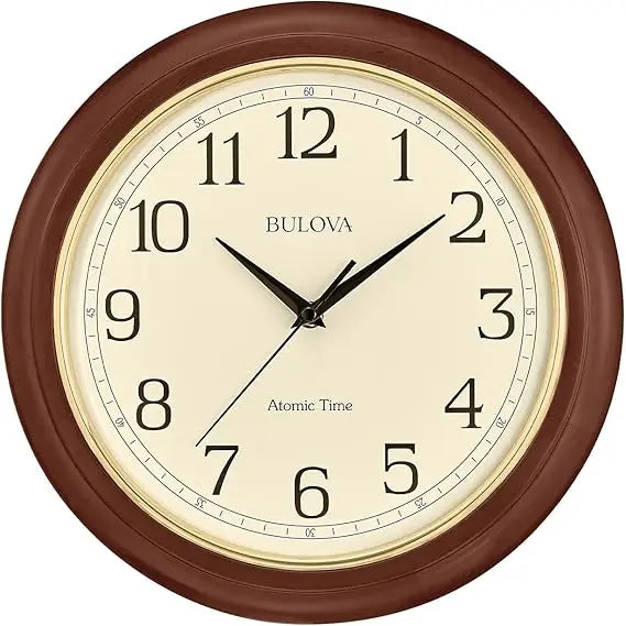 Bulova Atomic Time Wall Clock