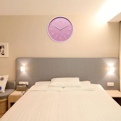 8 Inch Wall Clock 3D Number Quartz