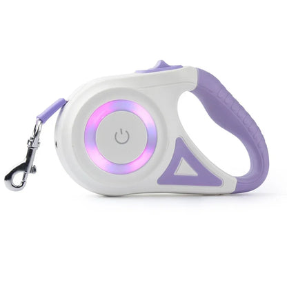 Retractable Dog Leash with Led Flashlight