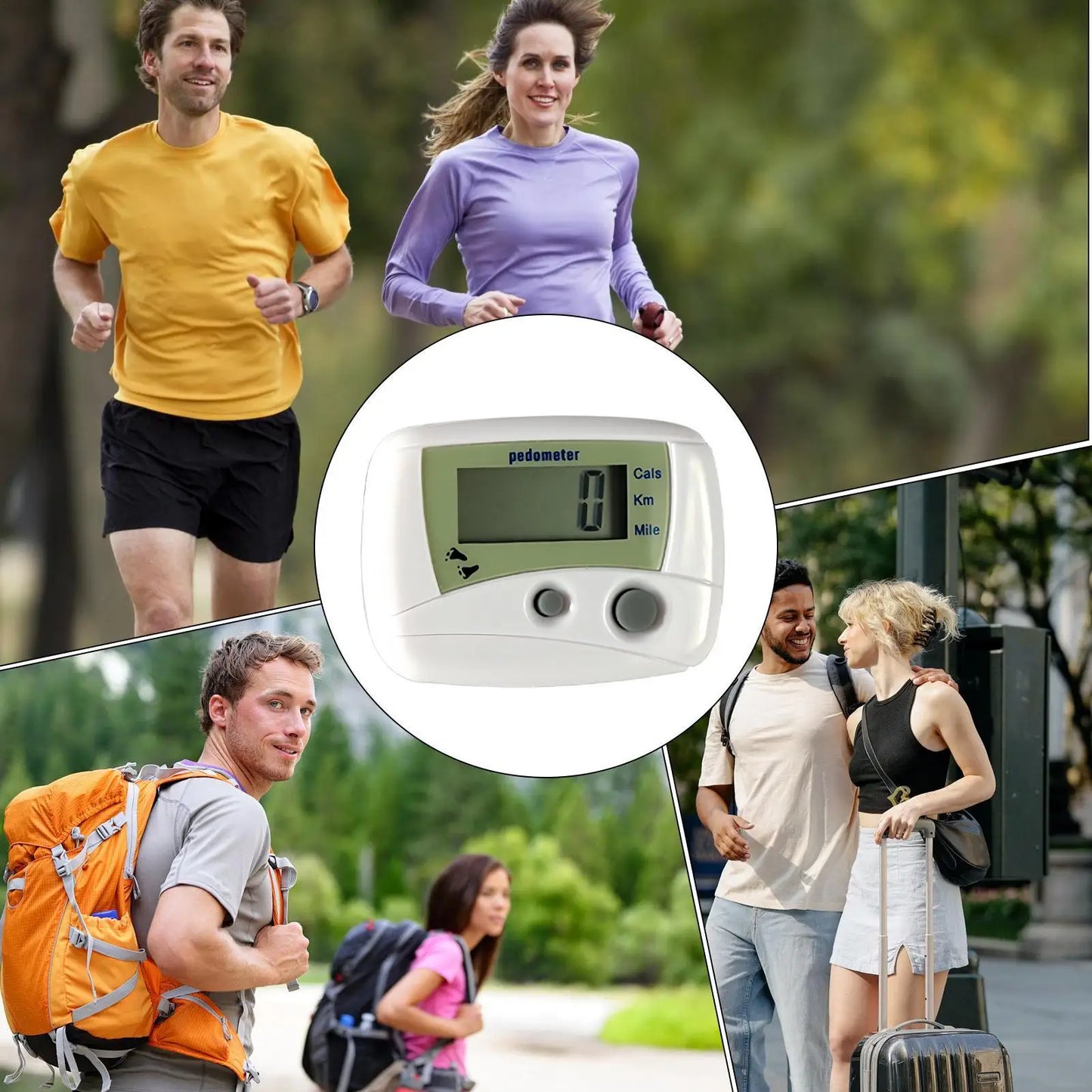 Pedometer Digital LCD Compact Movement Monitor