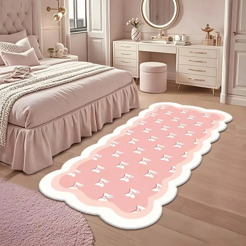 Pink Heart Carpet, Girl's Room Decoration