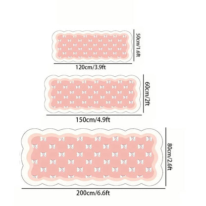 Pink Heart Carpet, Girl's Room Decoration