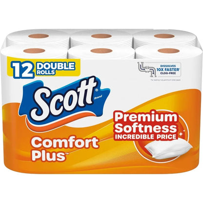 Scott Toilet Paper, 12 Double Rolls
