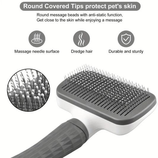 2-in-1 Pet Grooming Brush
