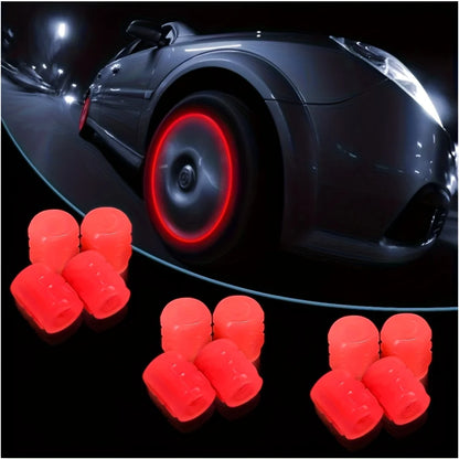 4pc. Fluorescent Valve Stem Covers