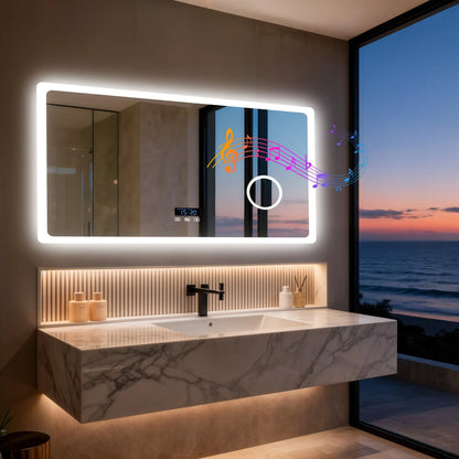 LED Bluetooth Bathroom Mirror