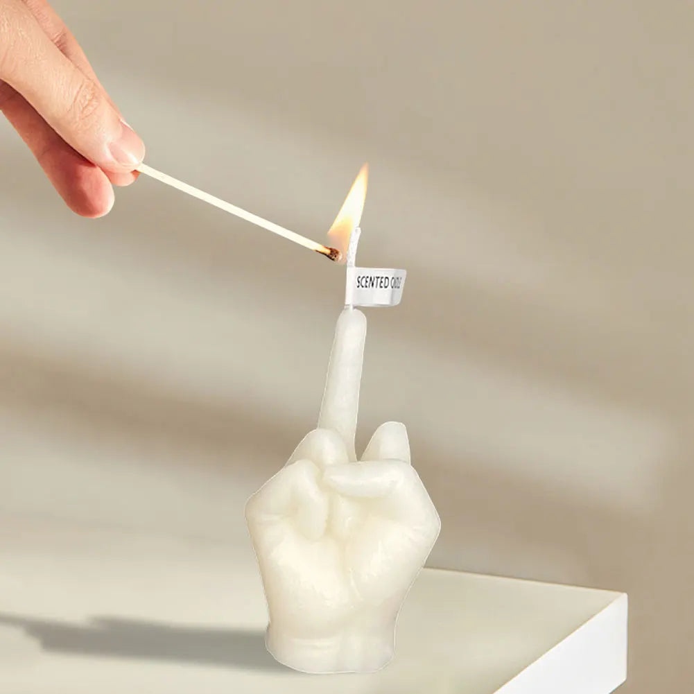 Middle Finger Scented Candle Funny Candle