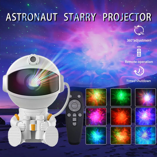 Astronaut Projector Galaxy Starry Night Lights for Bedroom