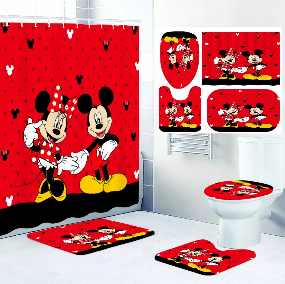 Disney Mickey Mouse Bathroom. 4pc. Set