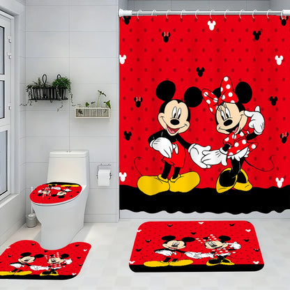 Disney Mickey Mouse Bathroom. 4pc. Set