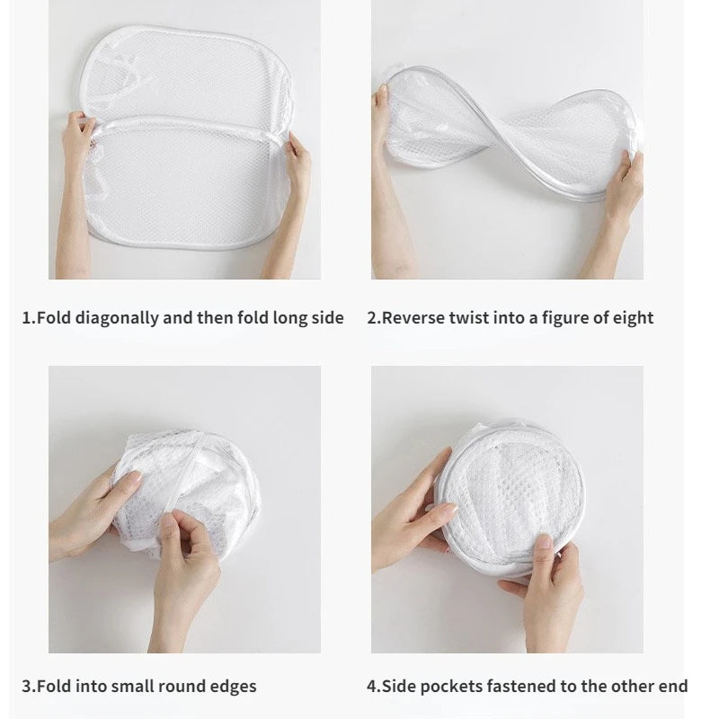 Folding Dirty Laundry Sorting Basket