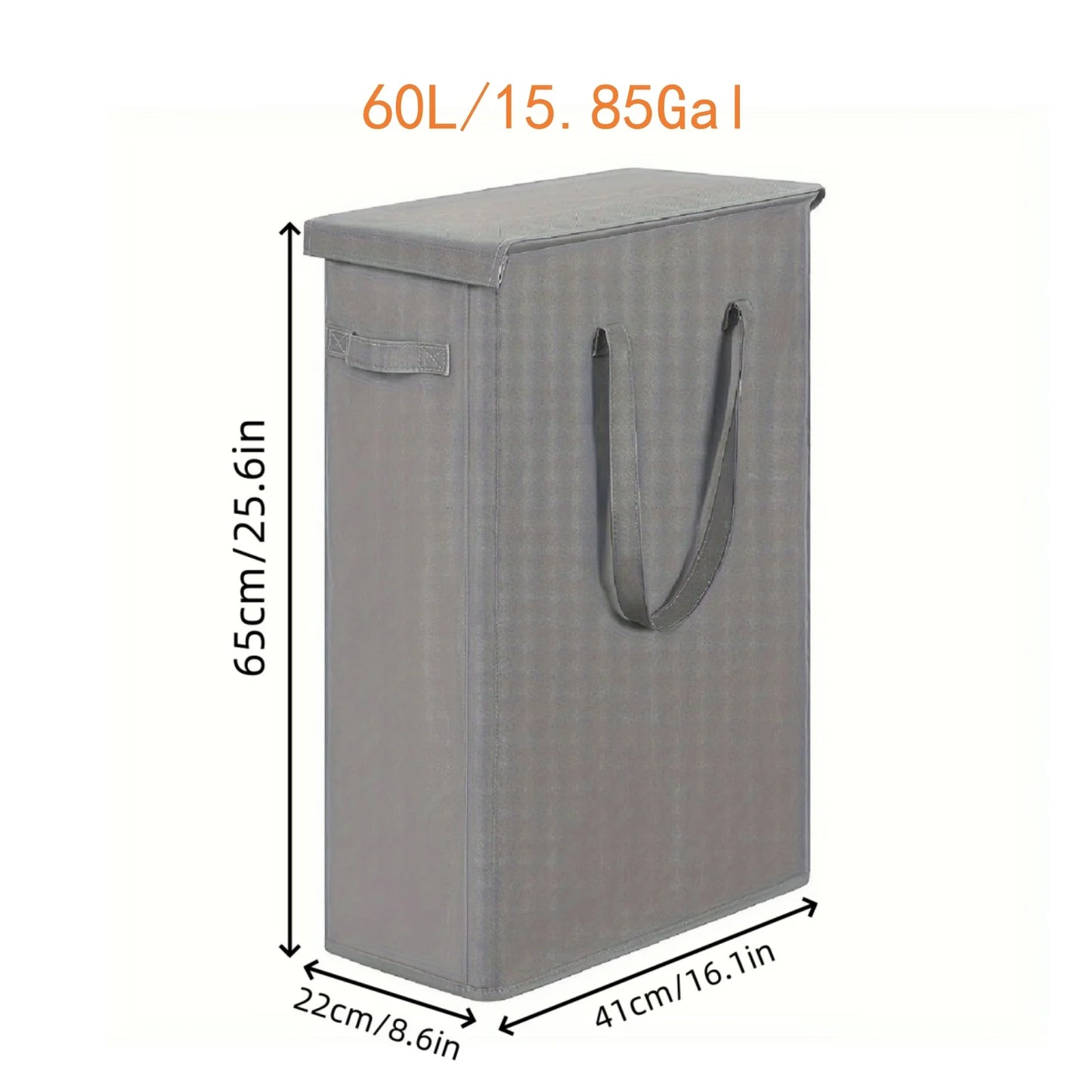 Laundry Basket with Wheels and Lid