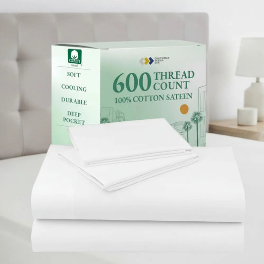 Luxury 600 Thread Count King Sheets Set
