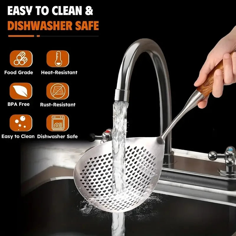 Stainless Steel Fine-Mesh Skimmer