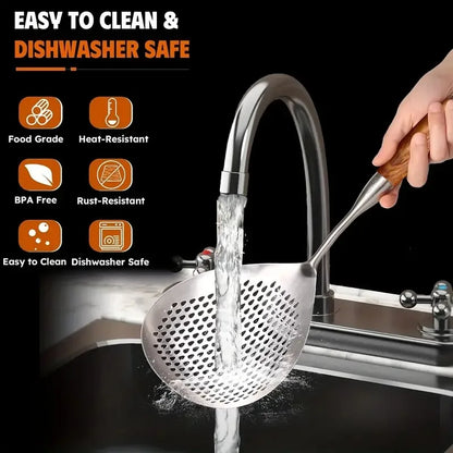 Stainless Steel Fine-Mesh Skimmer