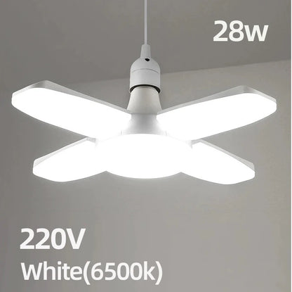 E27 Fan Shape Foldable 28W LED Bulb