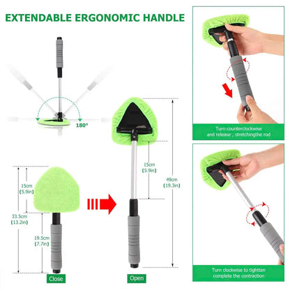 Telescopic Car Windshield Cleaning Brush Set