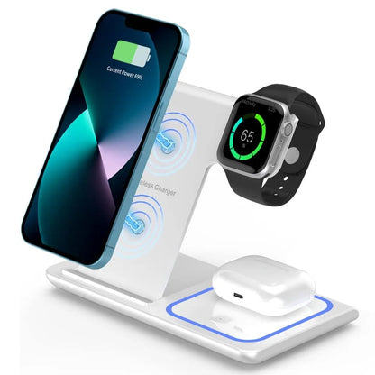 15W Fast Charging 3-in-1 Foldable Wireless Charger