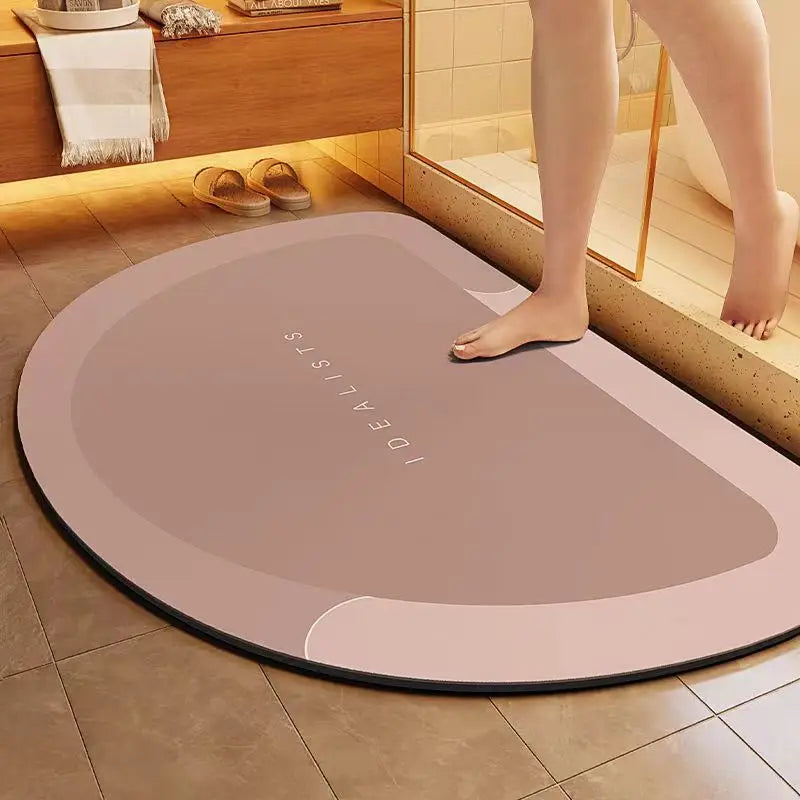 Bathroom Mat - Quick Drying, Non-Slip