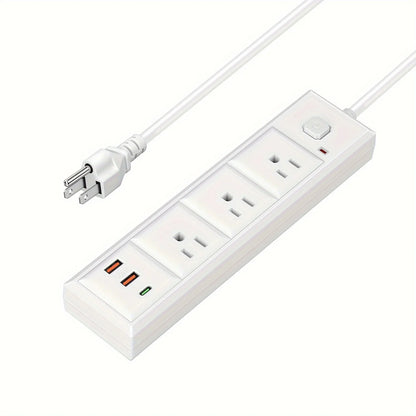 Power Outlets 3 Plug Strip