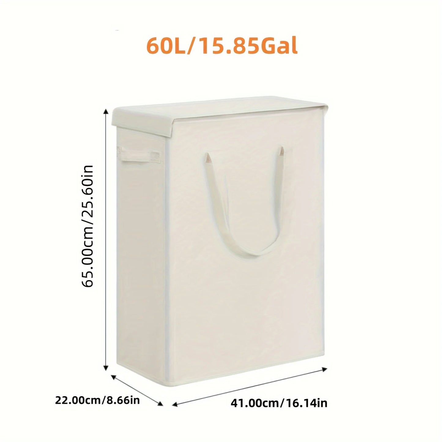 Laundry Basket with Wheels and Lid