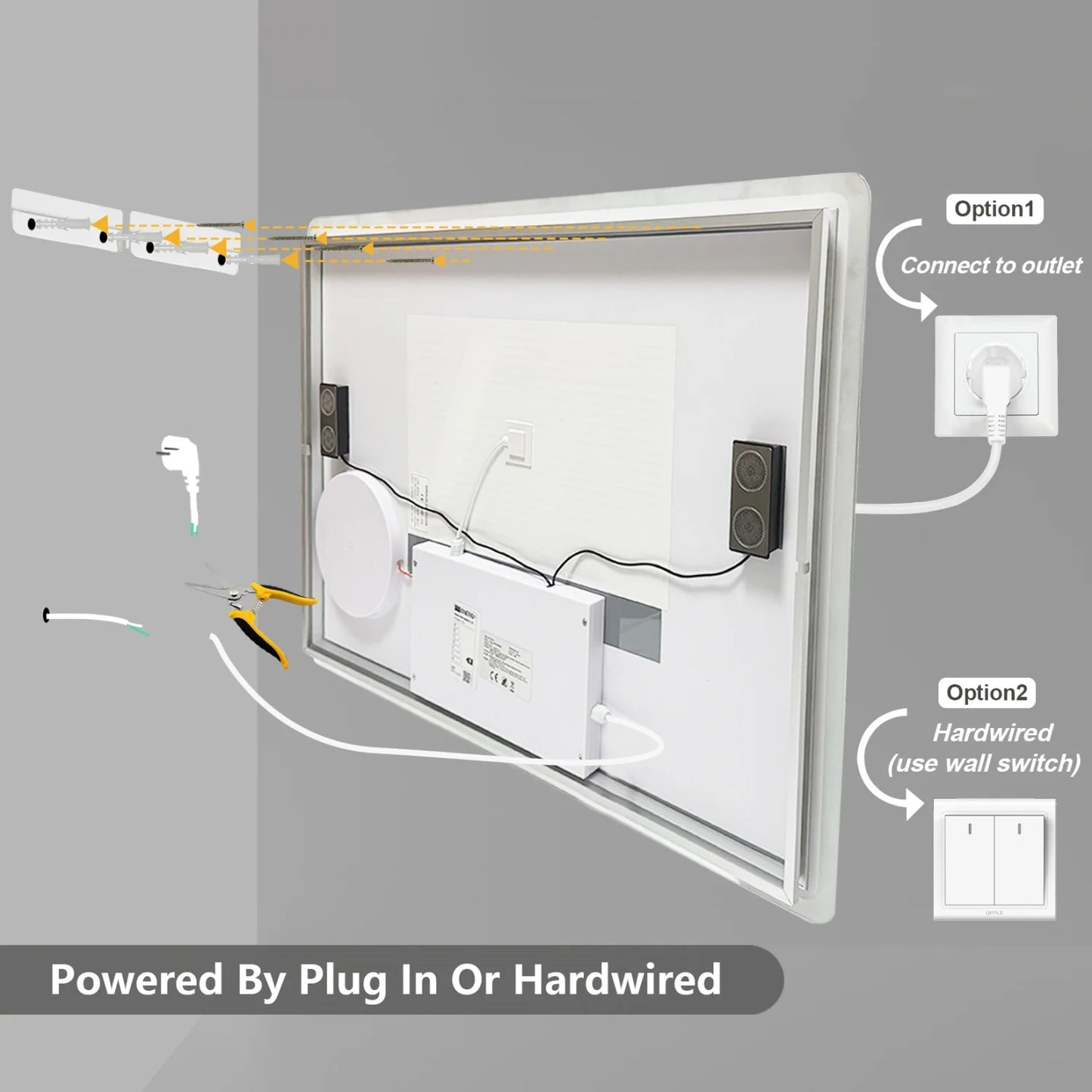 LED Bluetooth Bathroom Mirror