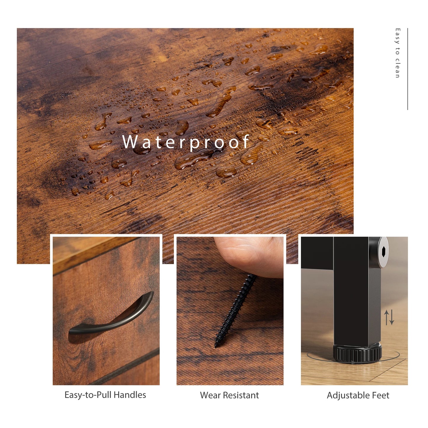 9 Drawer Fabric Dresser