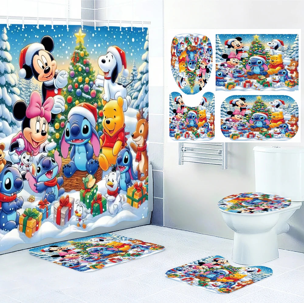 Disney Stitch Bathroom 4pc. Set