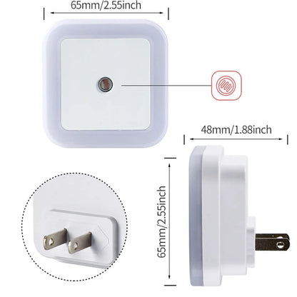 Plug In Dimmable Led Night Light, 4Pack