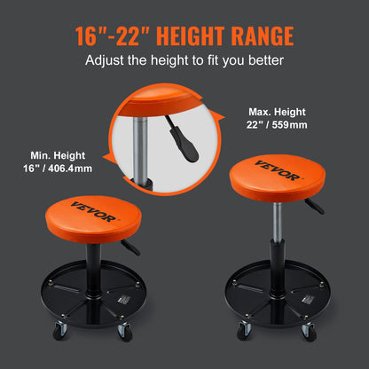 Mechanic Stool, 250lb Capacity