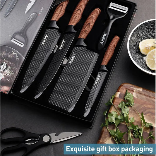 Stainless Steel Knife, 6-Piece Kitchen Tool Set
